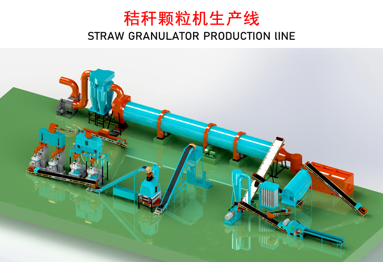生物质颗粒加工流程 生物质颗粒加工流程